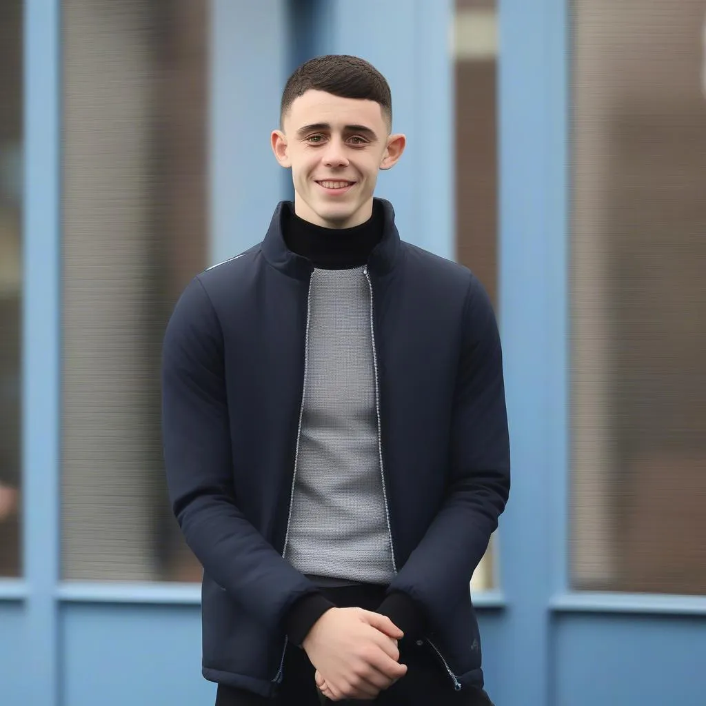 Phil Foden - tiền vệ trung tâm tài năng trẻ của Man City