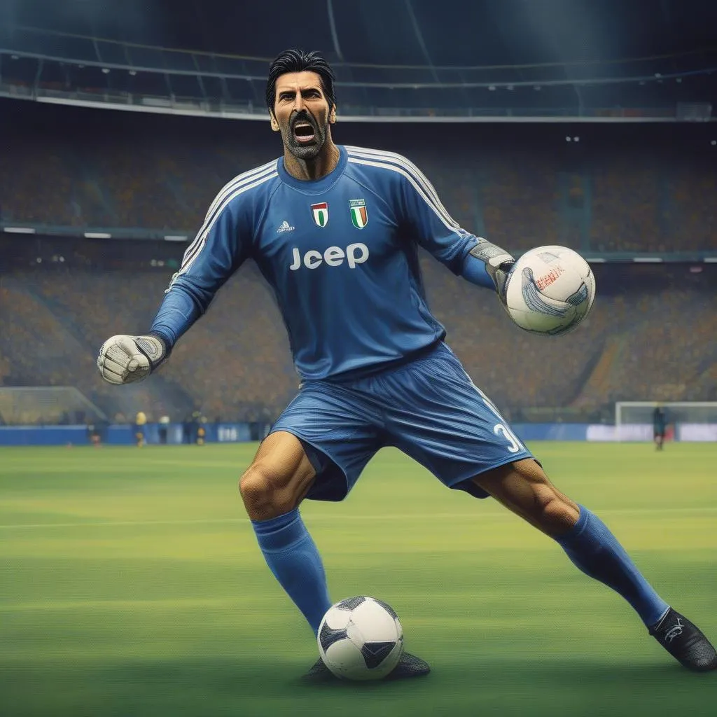 Gianluigi Buffon thủ môn xuất sắc FIFA Online 3