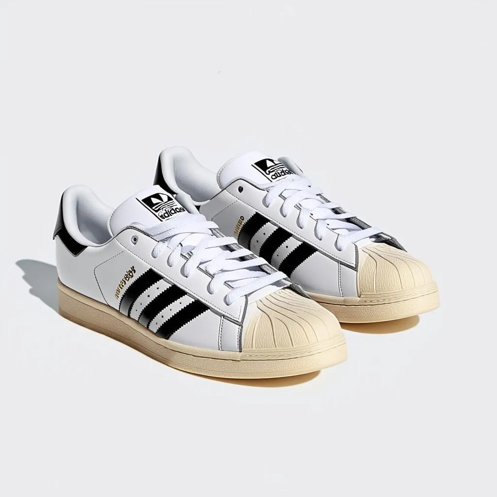 Giày adidas nam trắng cổ điển