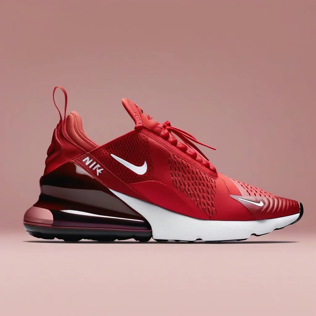 Giày chạy bộ nữ màu đỏ Nike Air Max 270