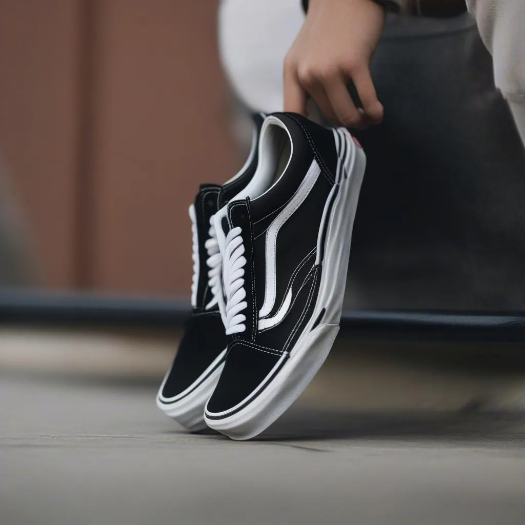 Giày thể thao đen Vans Old Skool