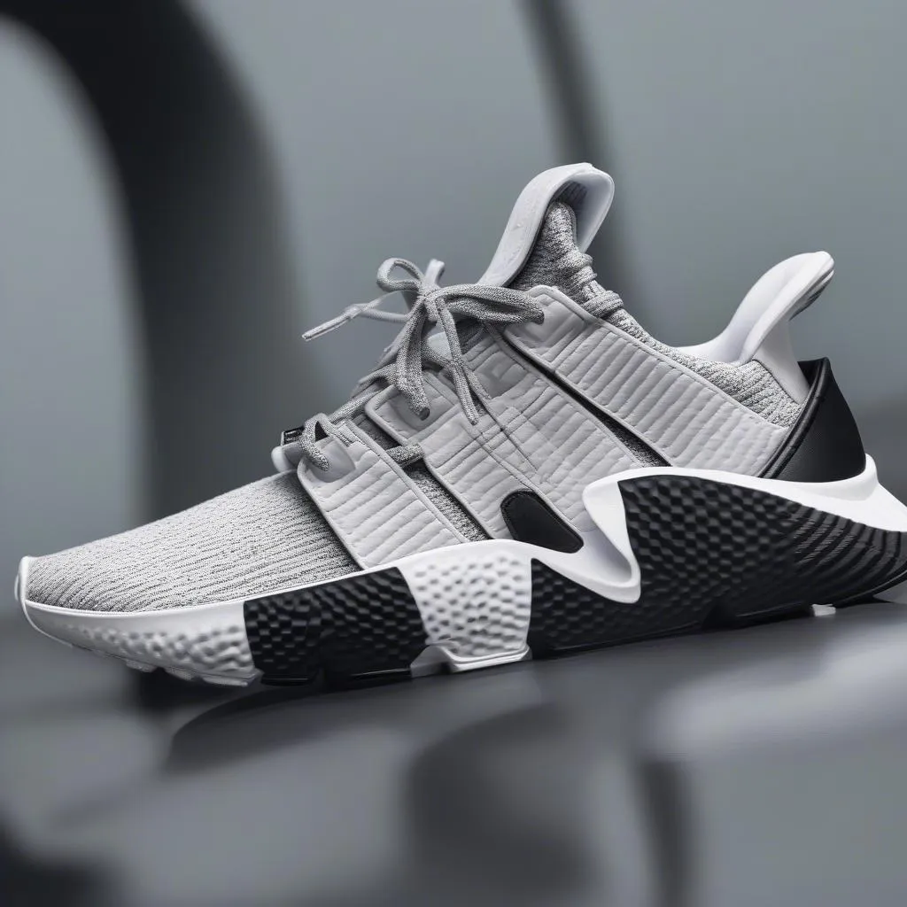 Giày thể thao nam nữ Adidas Prophere màu trắng đen, phong cách thời trang năng động