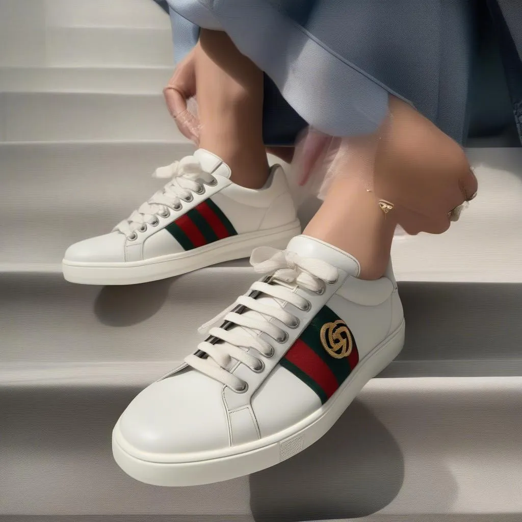 Giày Thể Thao Nữ Gucci GGDB: Năng Động Và Cá Tính 