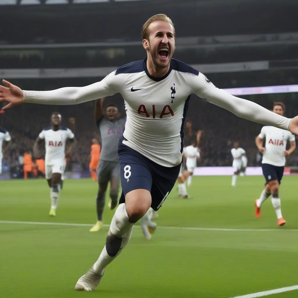 Harry Kane ghi bàn thắng