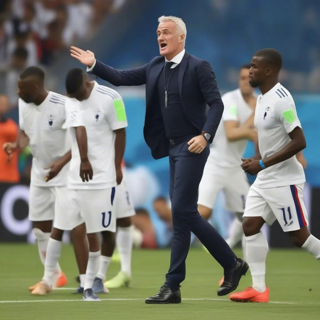 HLV Didier Deschamps và chiến thuật hiệu quả giúp đội tuyển Pháp giành chiến thắng tại World Cup 2018