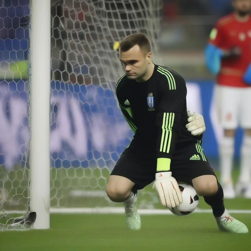 Igor Akinfeev, the legendary goalkeeper of the Russian national team