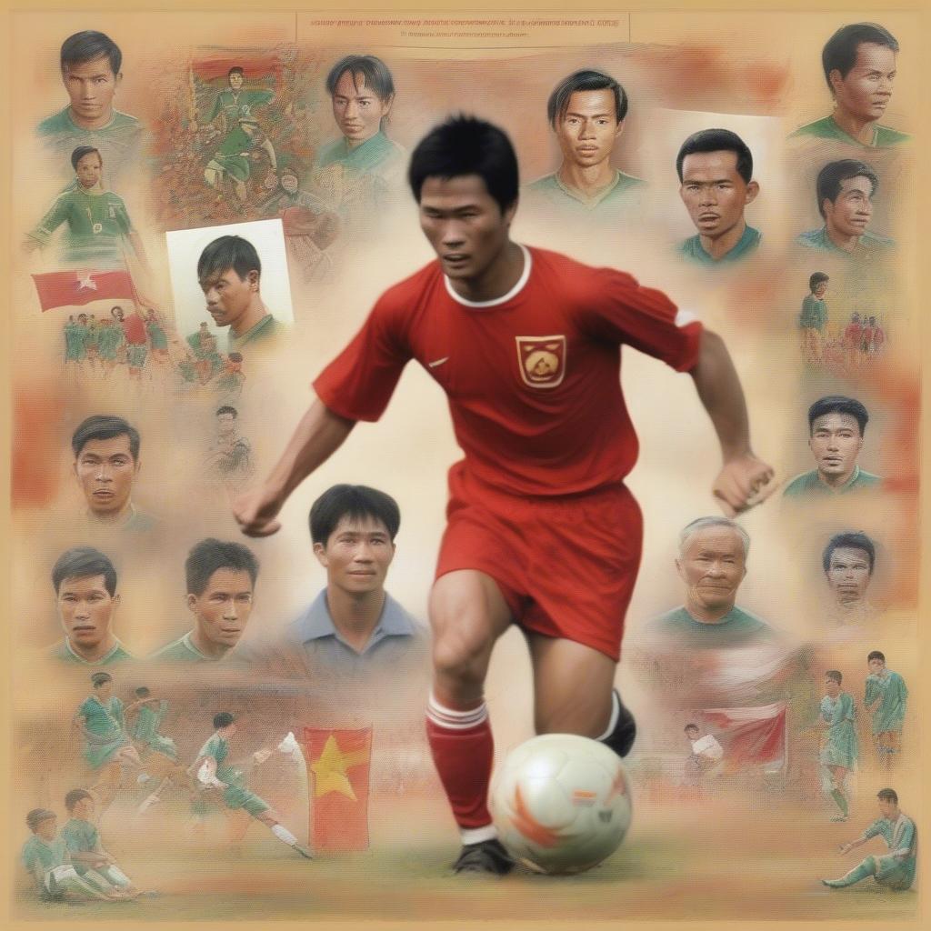 img-02|lich-su-bong-da-viet-nam|A montage of historical moments in Vietnamese football, showcasing the progress and achievements of the national team