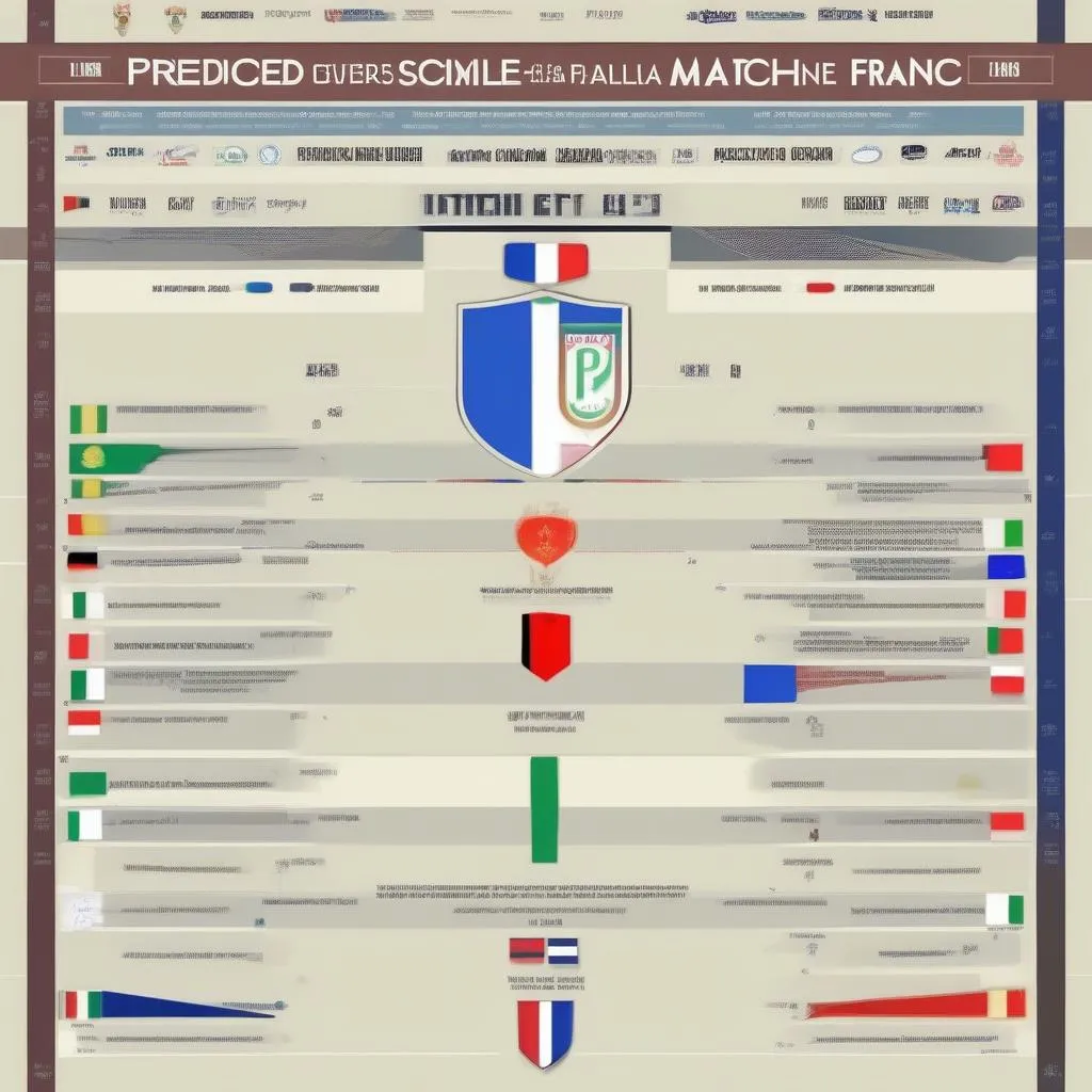 Dự đoán tỷ số trận đấu giữa Italia và Pháp năm 2023