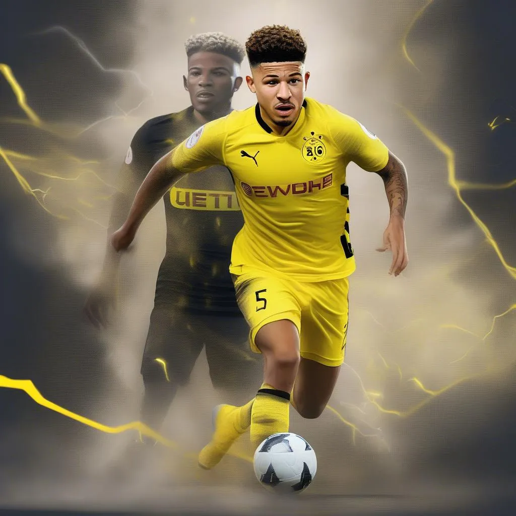 jadon sancho bóng ma cánh phải