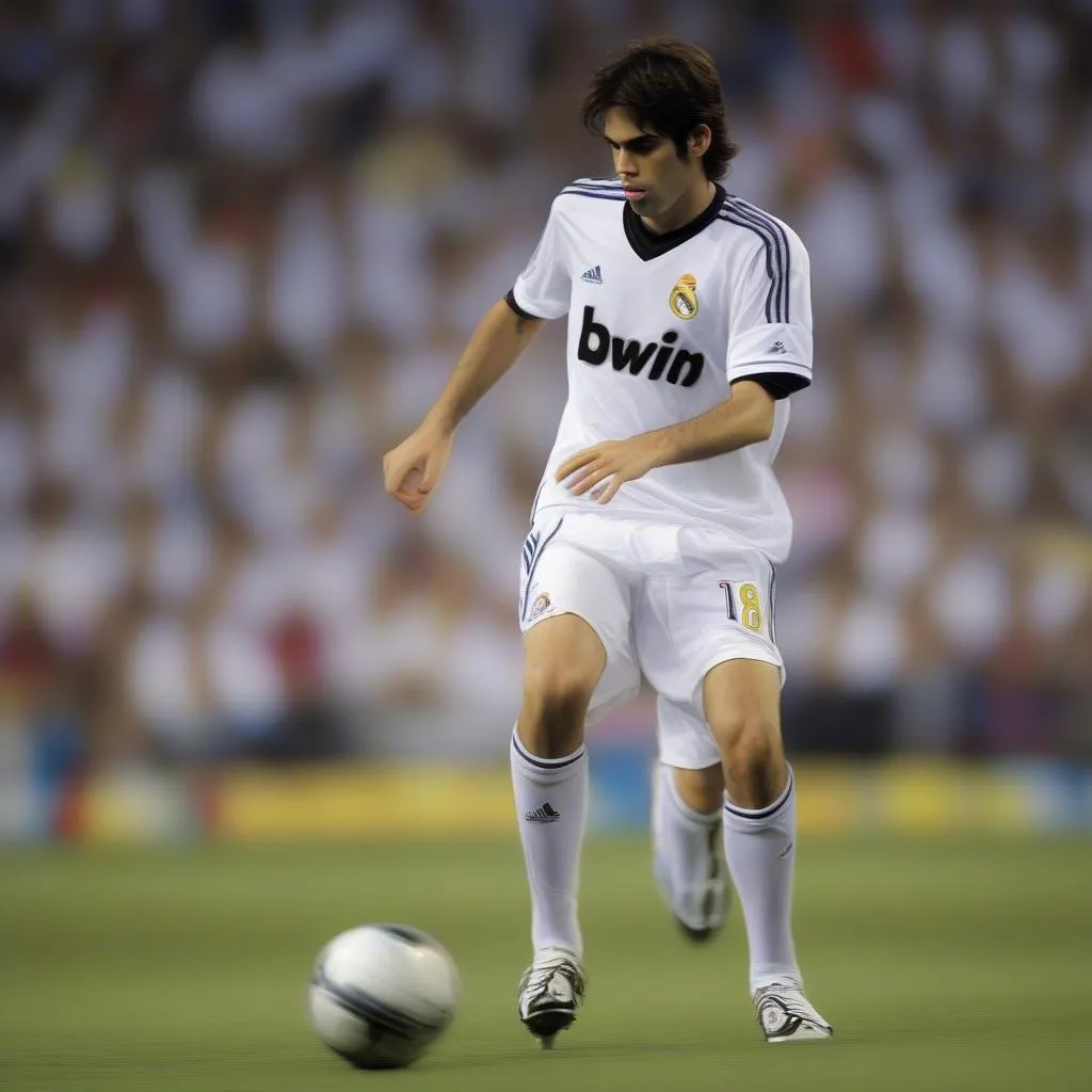 Hình ảnh Kaka trong màu áo Real Madrid mùa giải 2010