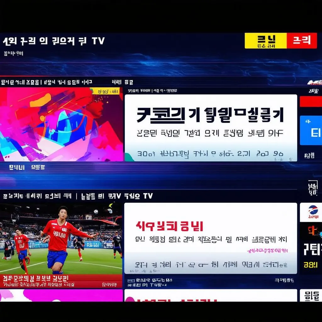 Korean sports TV channel