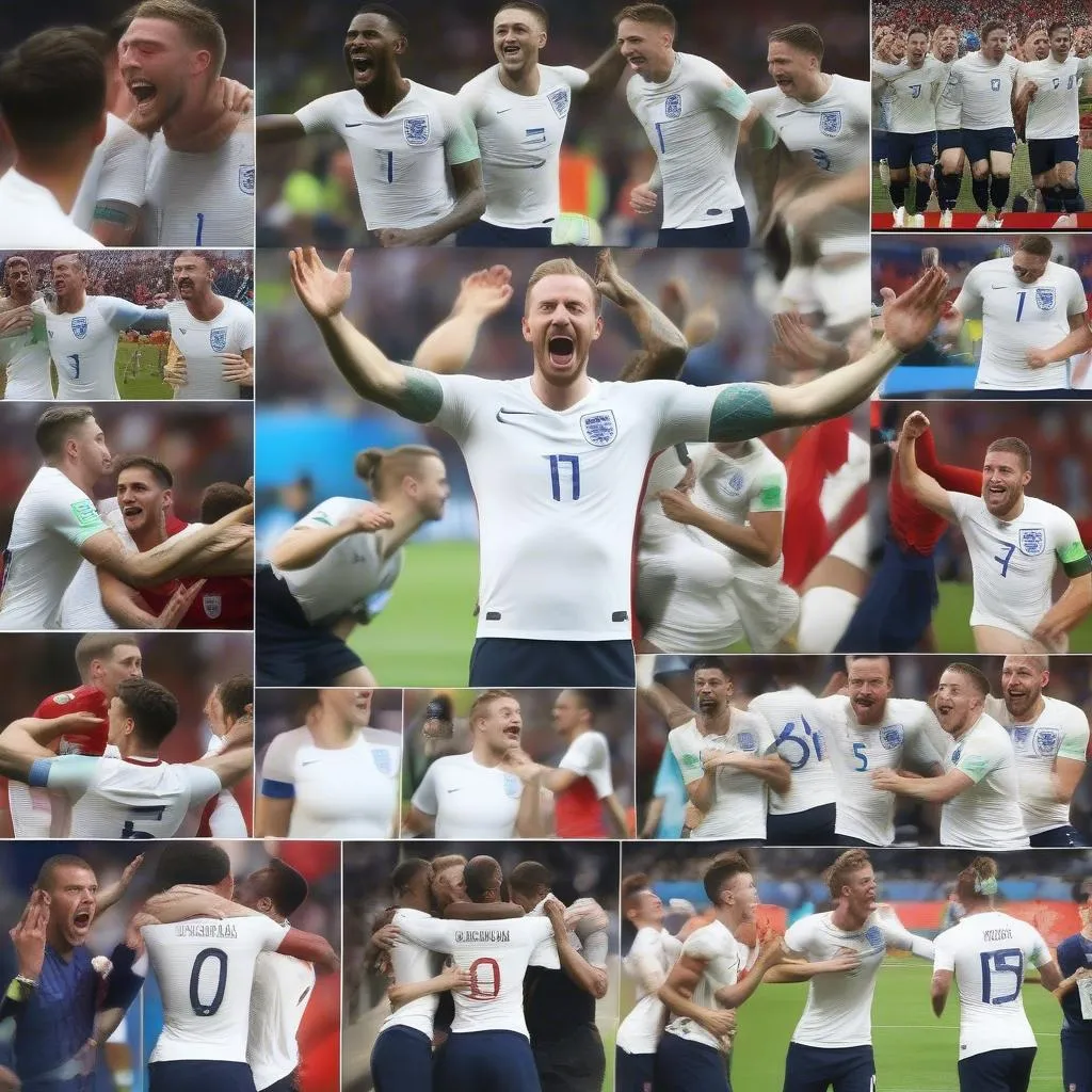 Memorable moments of England team at the 2018 World Cup