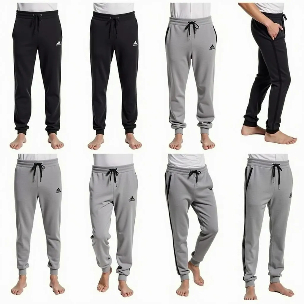 Kiểu dáng quần thể thao Adidas nam