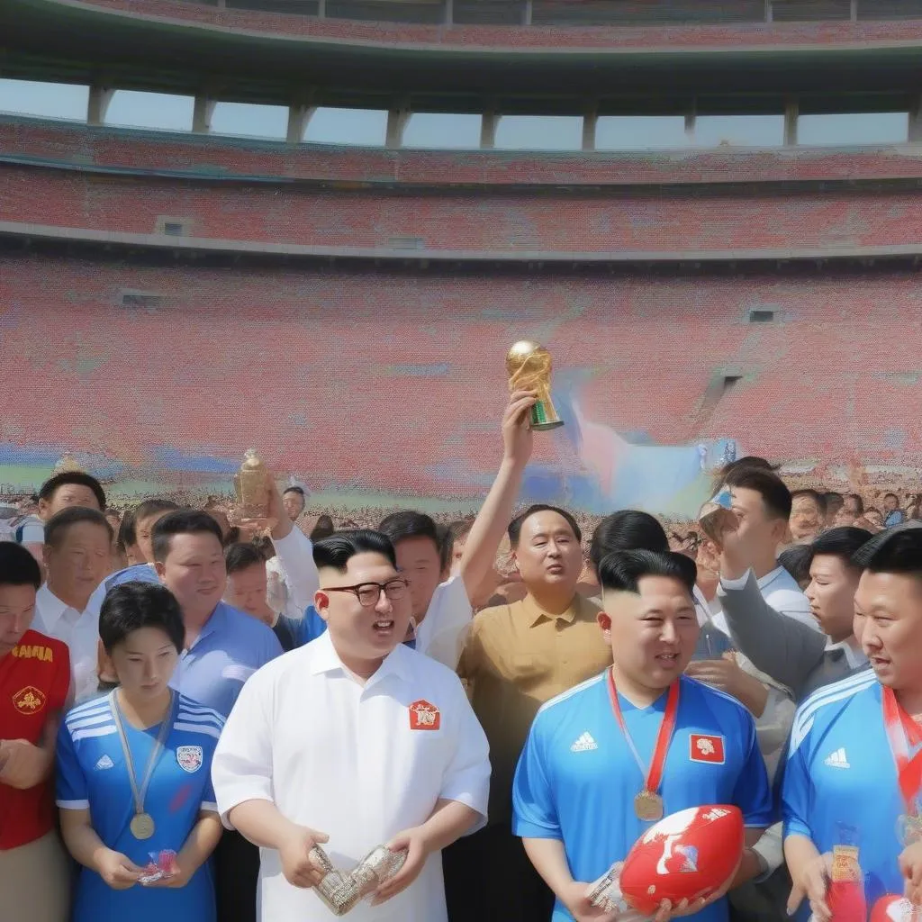 Ảnh chế Kim Jong Un World Cup