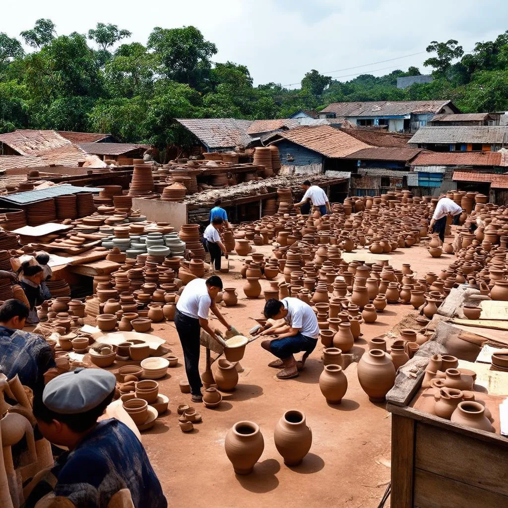 làng nghề gốm bát tràng