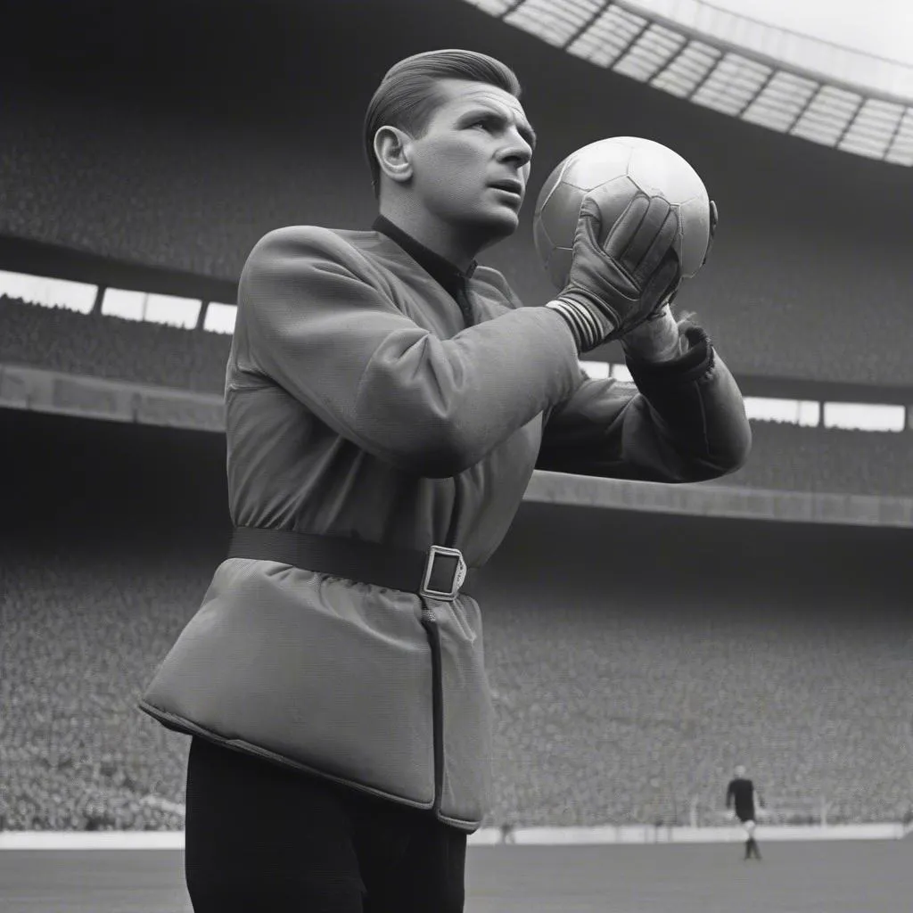 Lev Yashin, một trong những thủ môn vĩ đại nhất lịch sử bóng đá