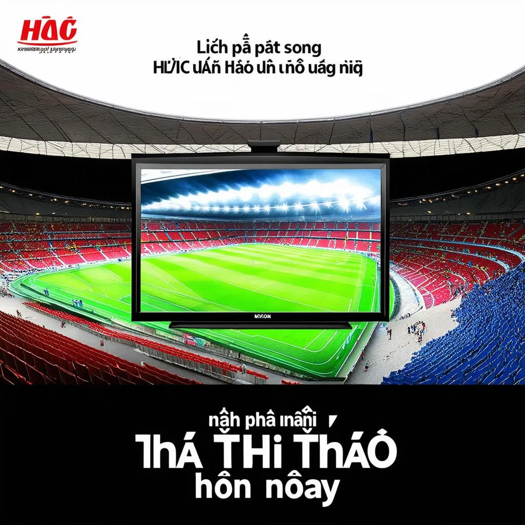 Lịch phát sóng HTVC Thể Thao hôm nay