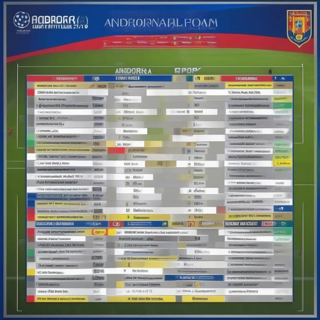 Lịch thi đấu của đội tuyển Andorra tại vòng loại World Cup 2022