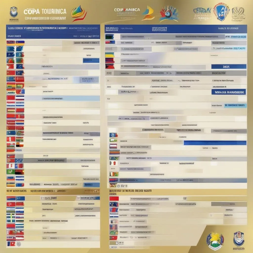 Lịch thi đấu Copa America 2023