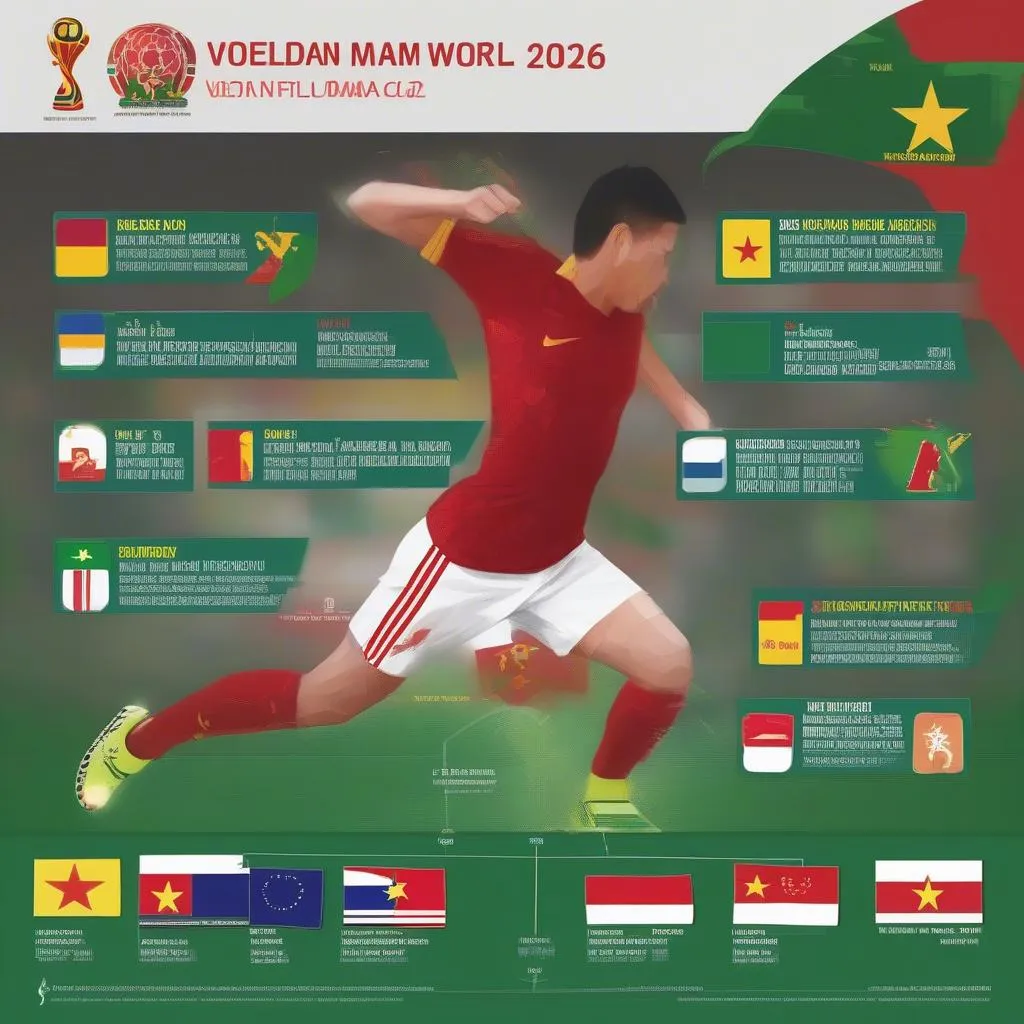 Lịch thi đấu đội tuyển Việt Nam vòng loại World Cup 2026