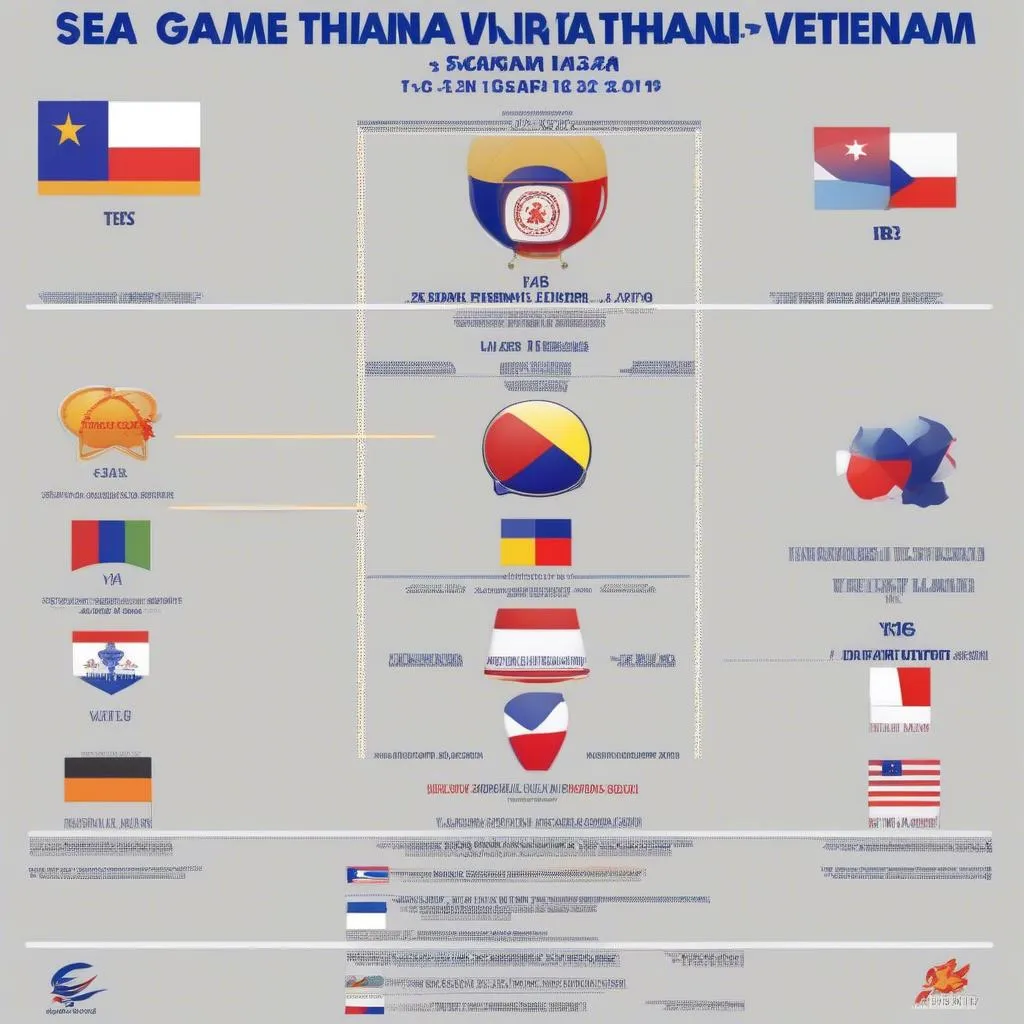 Lịch thi đấu Việt Nam - Thái Lan SEA Games