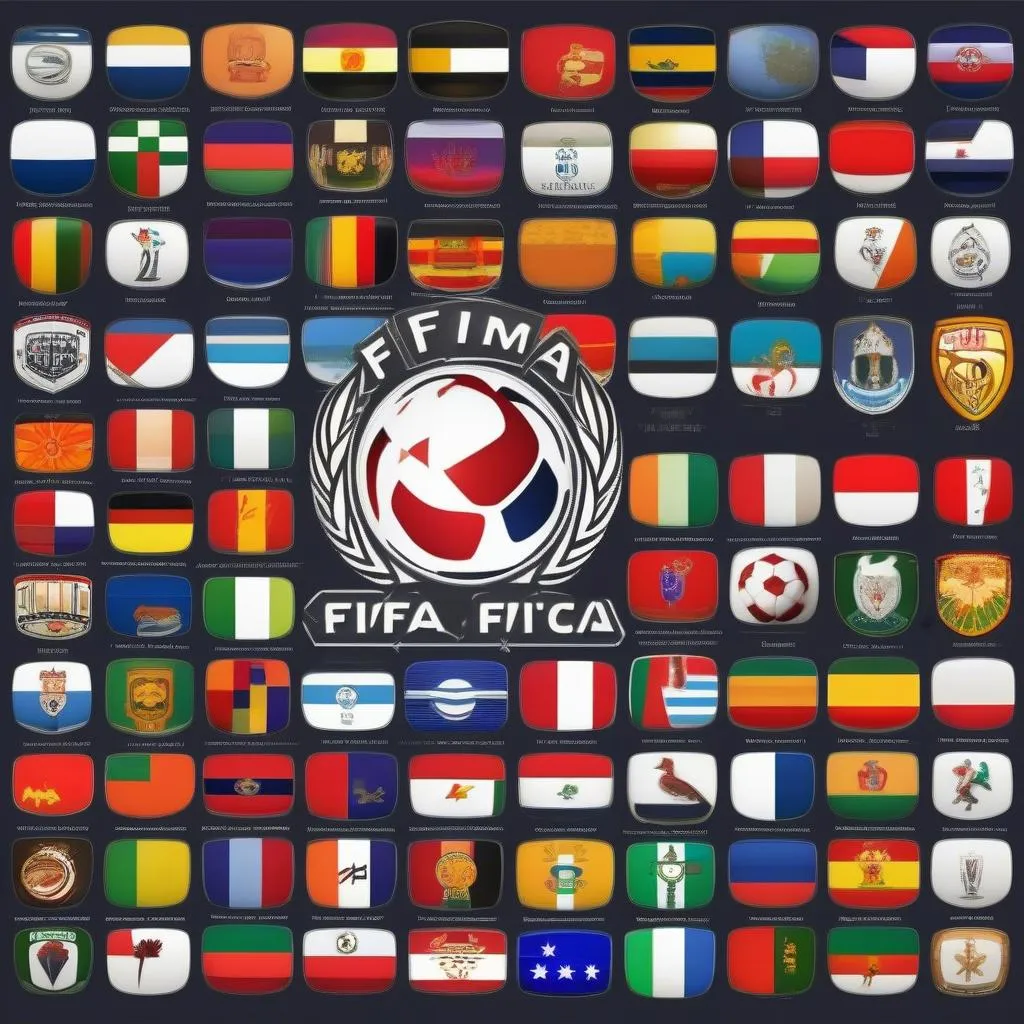 logo bóng đá đội tuyển quốc gia fifa thu vi