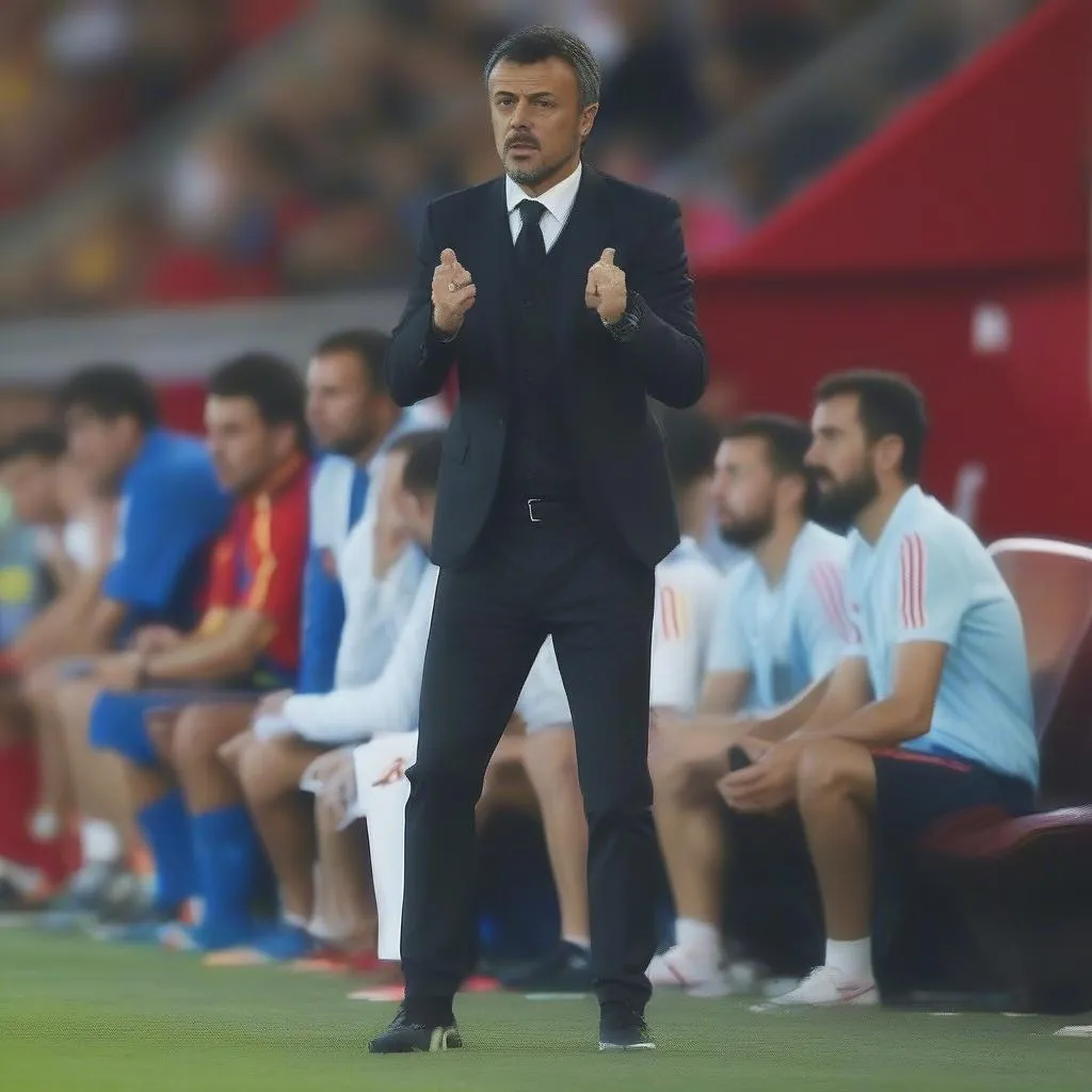 Luis Enrique dẫn dắt đội tuyển quốc gia Tây Ban Nha