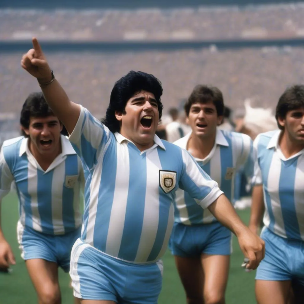 Diego Maradona, cầu thủ bóng đá huyền thoại Argentina