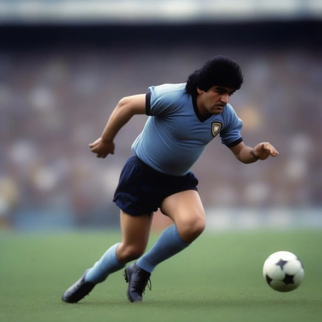 Diego Maradona, huyền thoại bóng đá với kỹ thuật điêu luyện