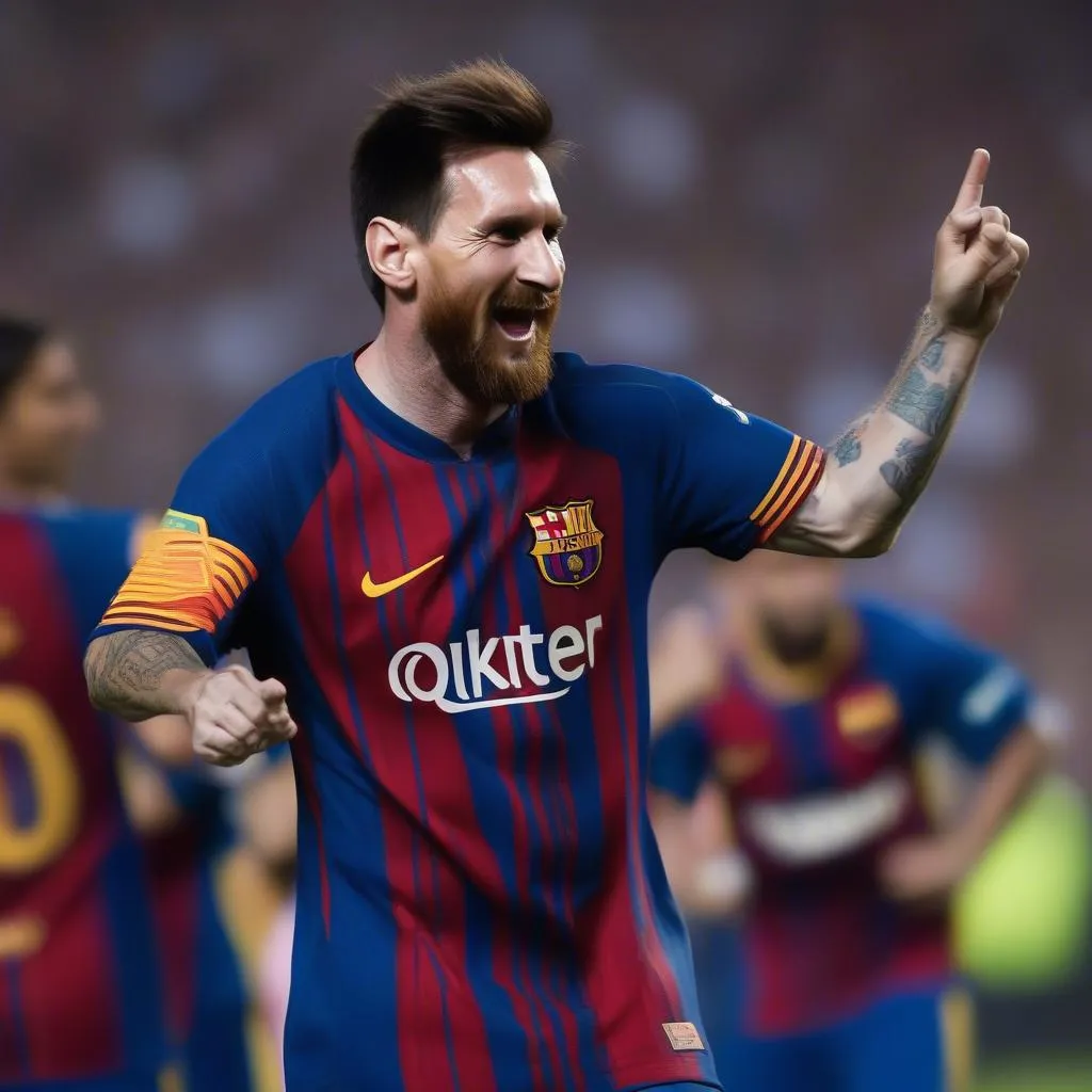 Lionel Messi, siêu sao bóng đá của Barcelona