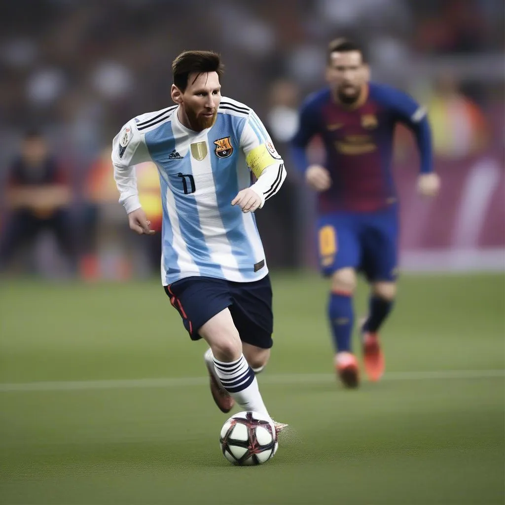 Pha solo điêu luyện của Messi