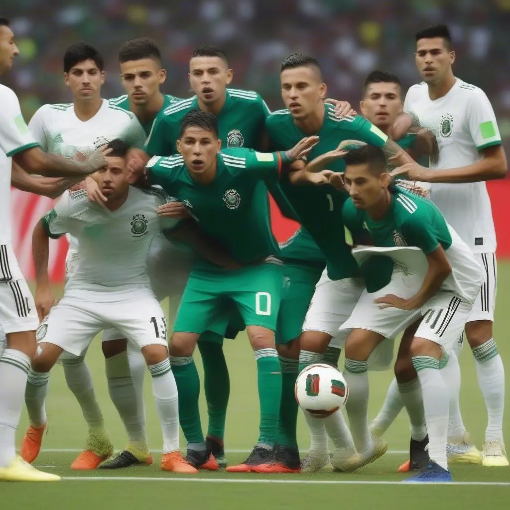 Mexico đối đầu Brazil tại World Cup 2018