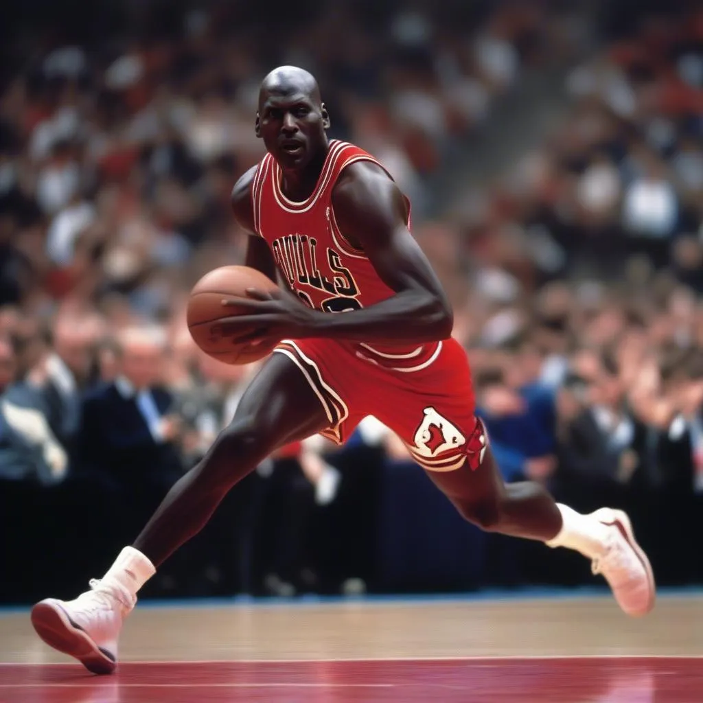 Michael Jordan luyện tập chăm chỉ