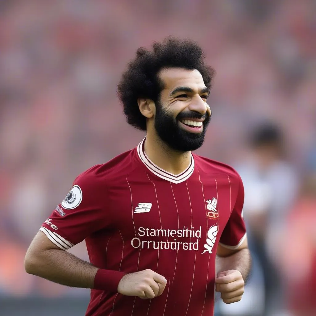 Mohamed Salah, một trong những cầu thủ được yêu thích nhất năm 2018