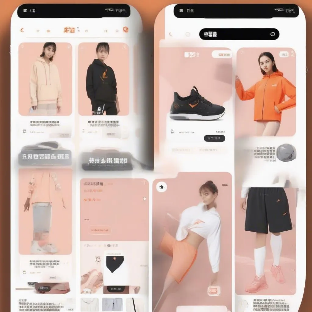 mua quần áo thể thao trên taobao