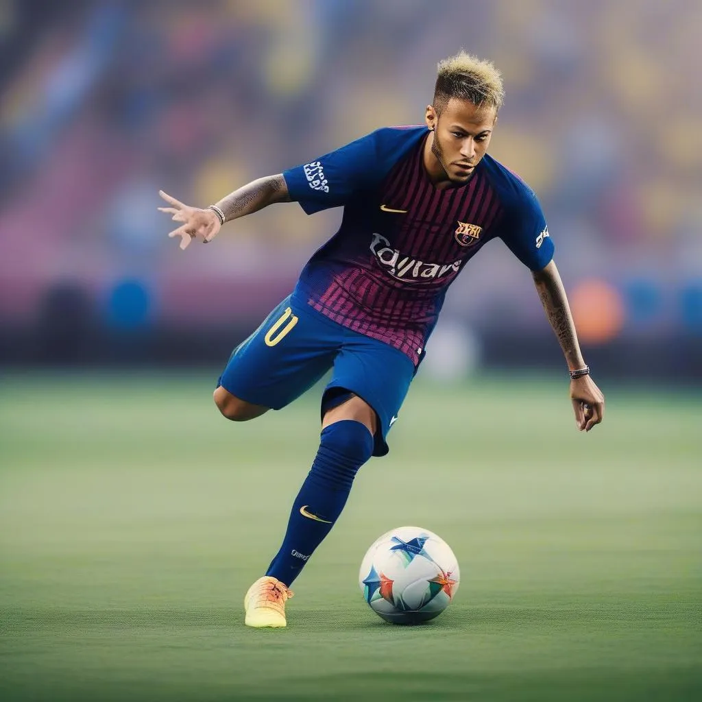 Neymar Jr. - &quot;Thần Đồng&quot; - Cầu Thủ Đá Hay H3BAM - Ảnh Minh Họa