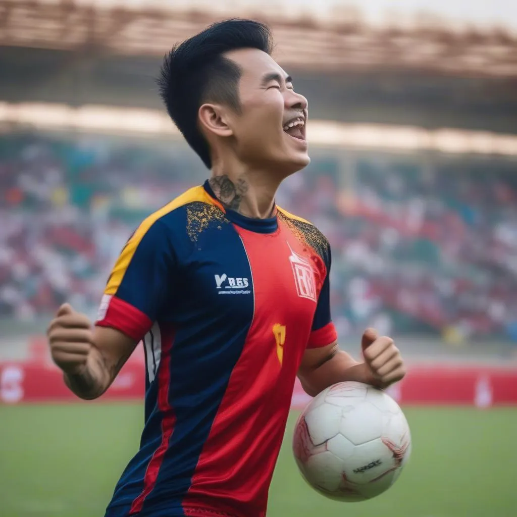 Nguyễn Văn Quyết lập Hattrick