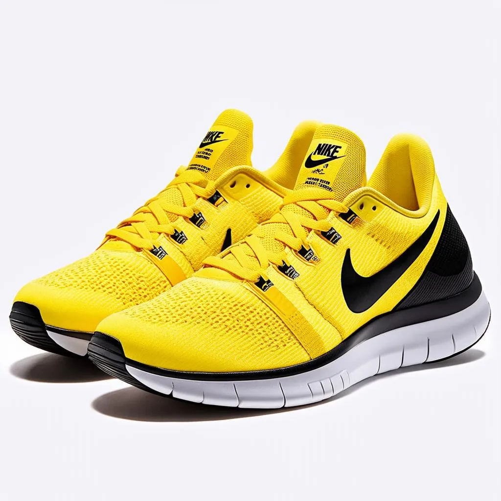 Giày thể thao Nike Free Run màu vàng