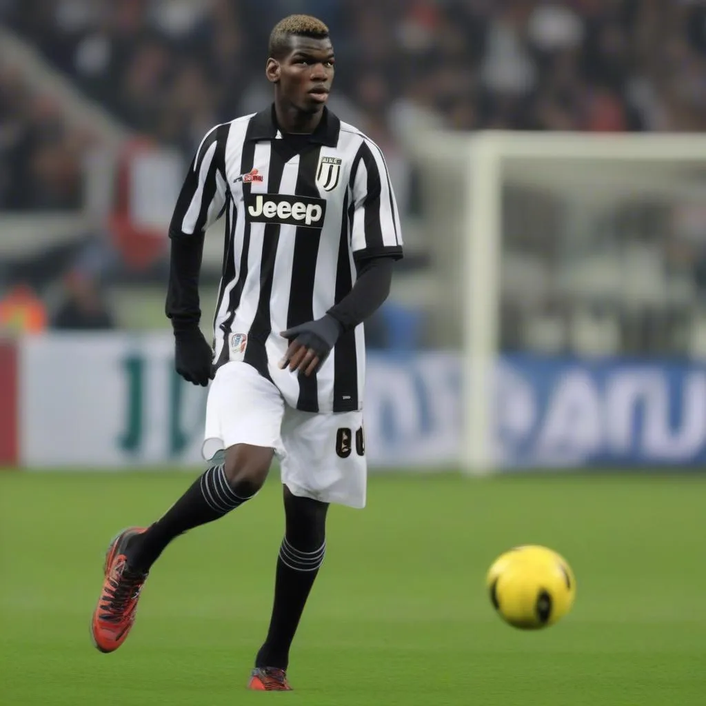 Paul Pogba đang thi đấu cho Juventus năm 2010