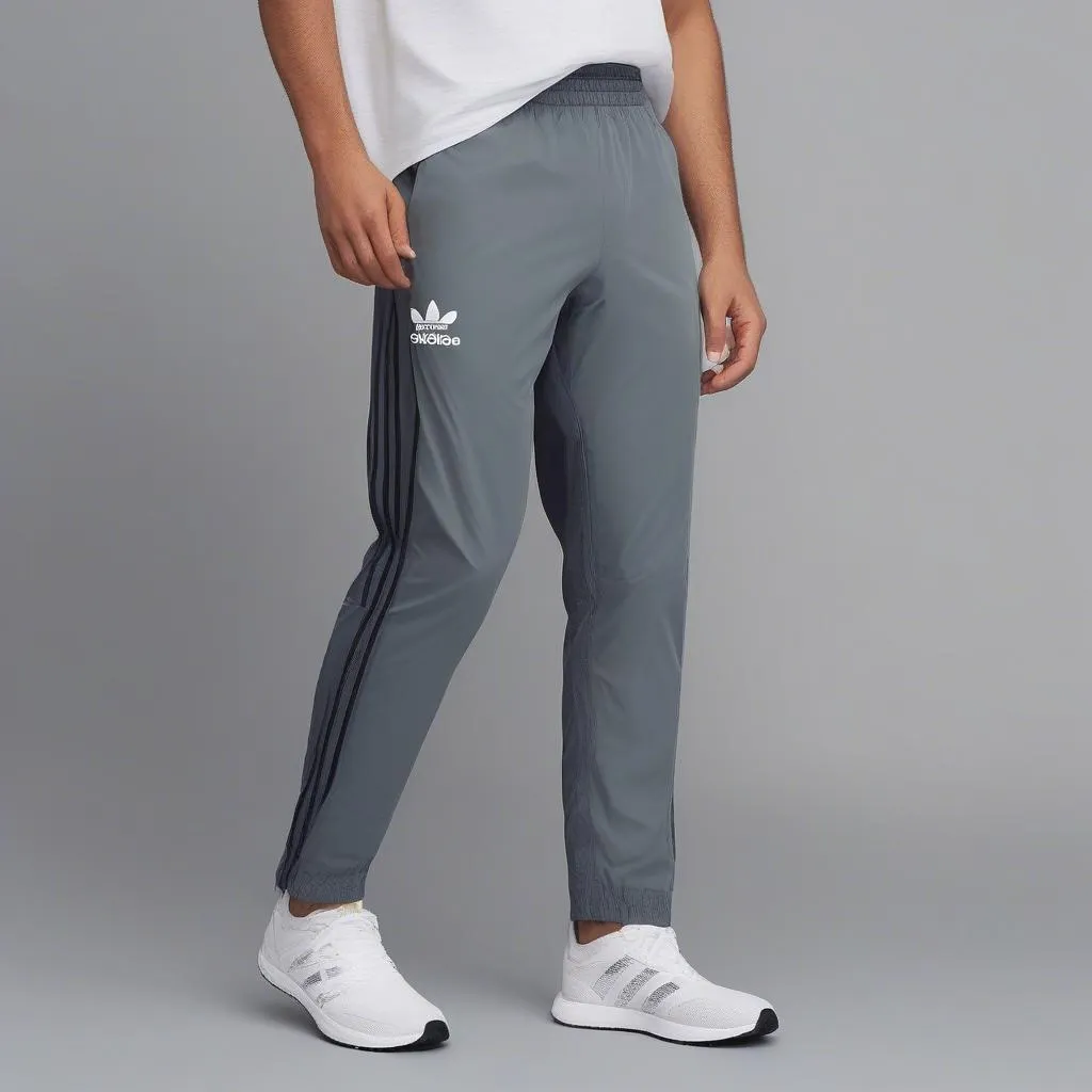 Quần áo gió thể thao nam giá rẻ Adidas - Quần dài