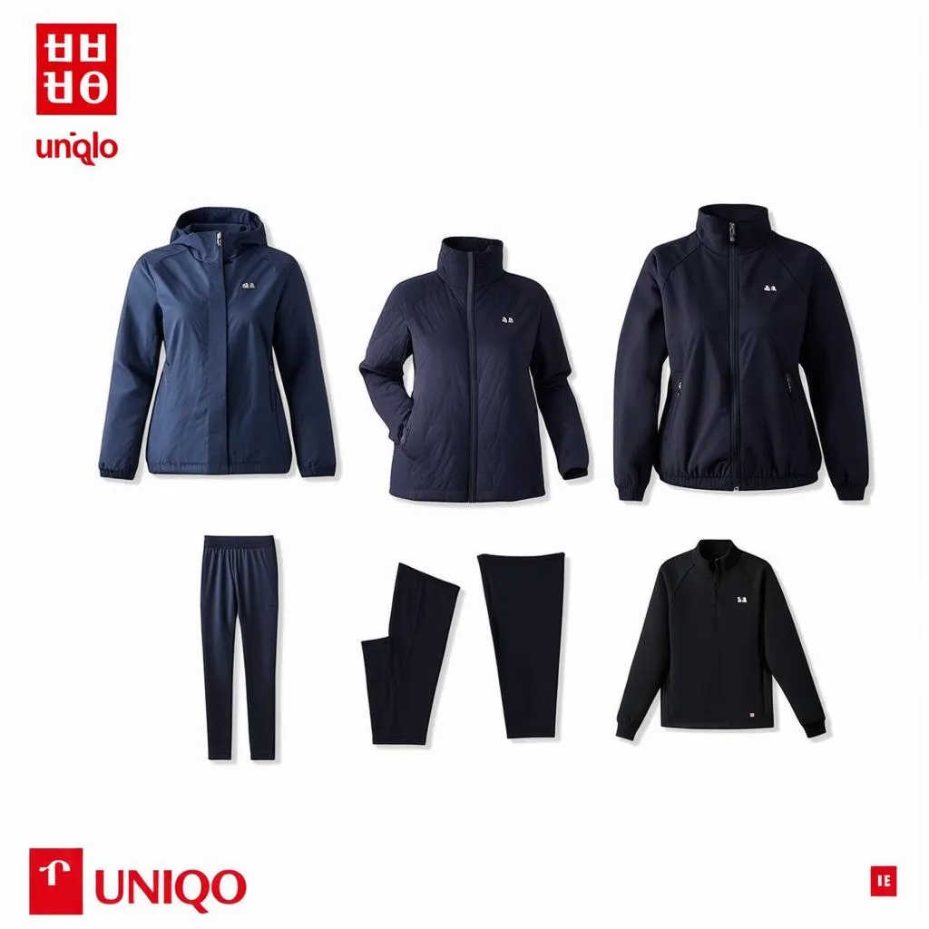 Các kiểu dáng quần áo thể thao Uniqlo nữ