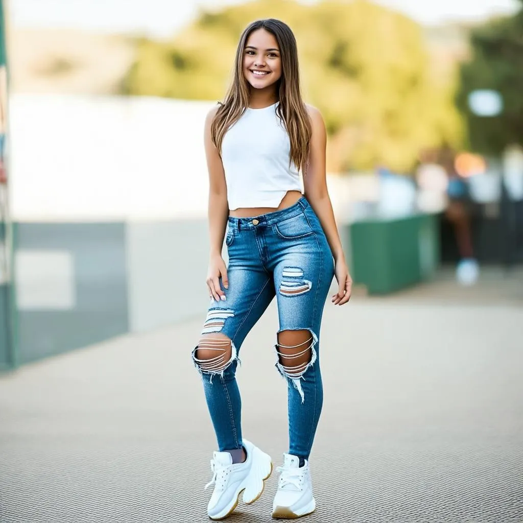 mix-quan-jeans-rach-giay-the-thao-trang