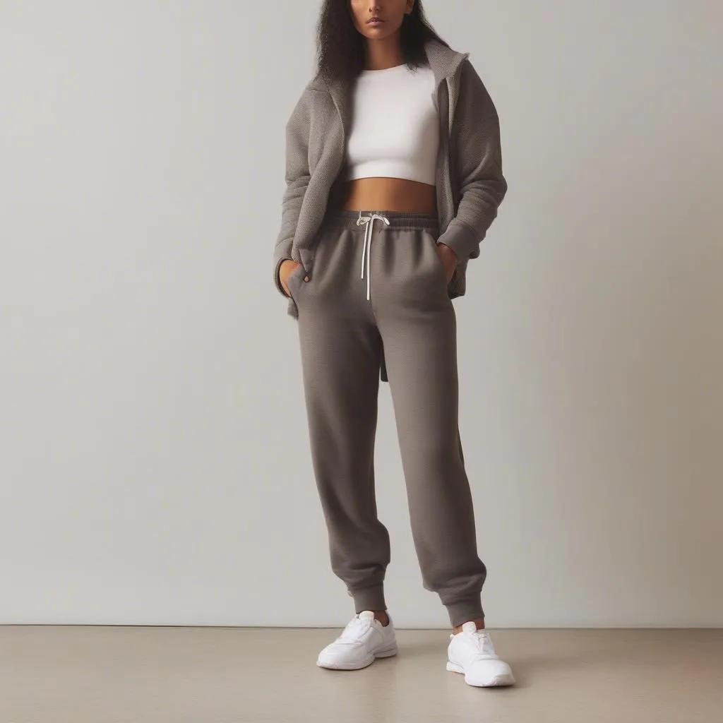 Fashionable sweatpants outfit for different occasions