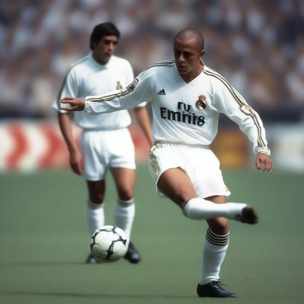 Roberto Carlos sút phạt