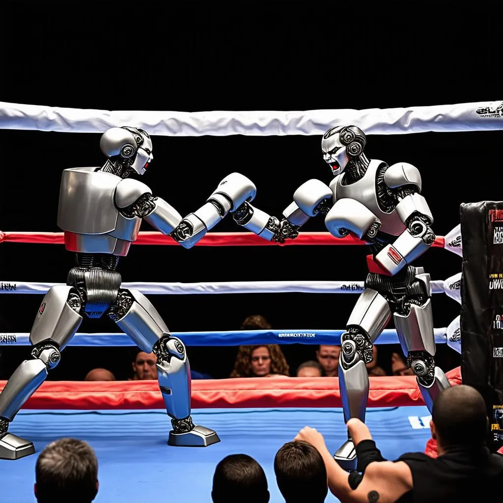 Robot thi đấu boxing