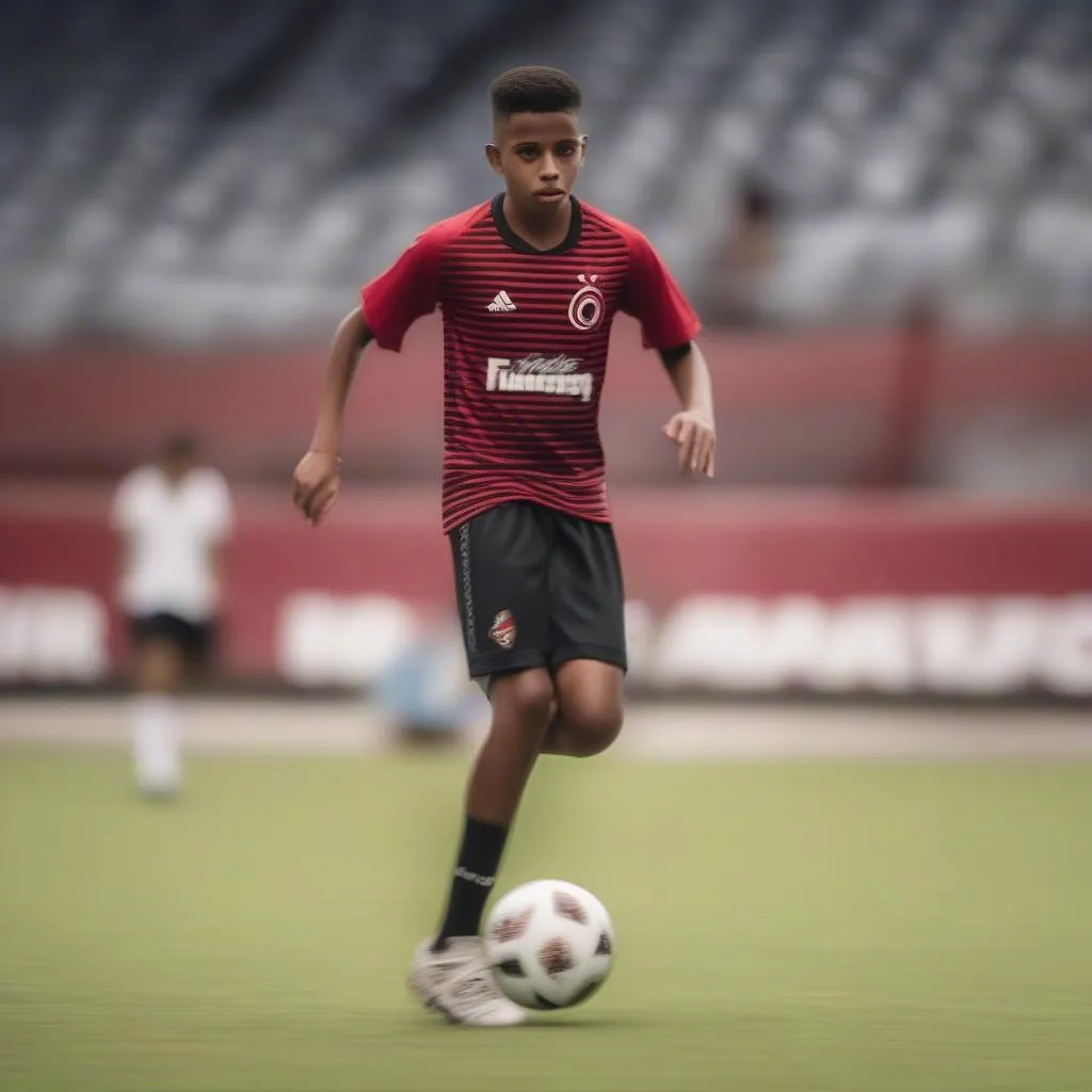 Rodrygo Goes thời trẻ tại Flamengo