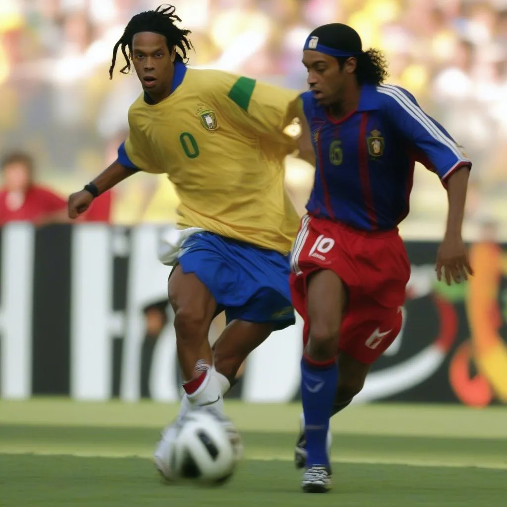 Ronaldinho cầu thủ tài năng của đội tuyển Brazil