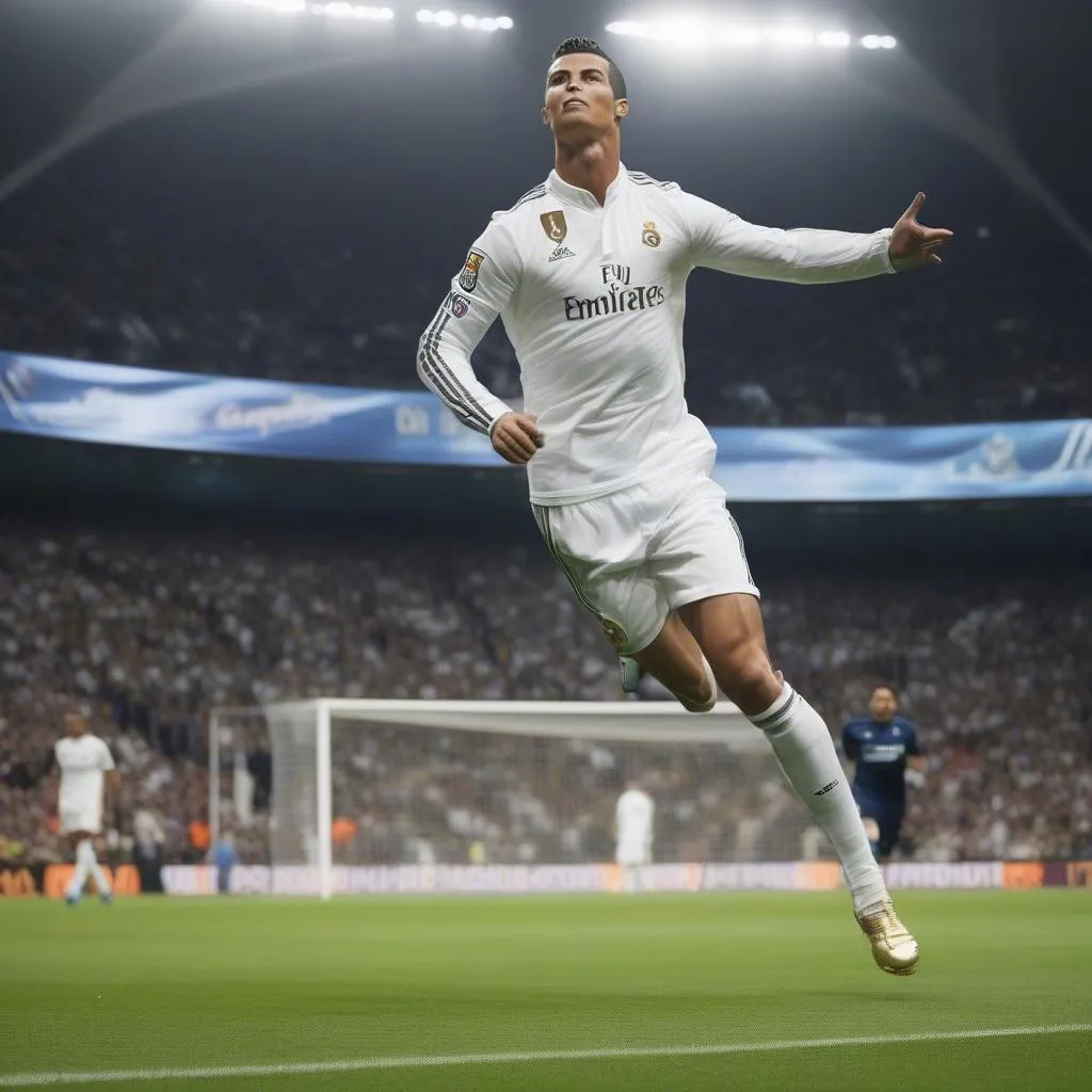 Hình ảnh Ronaldo ghi bàn trong mùa giải SS15