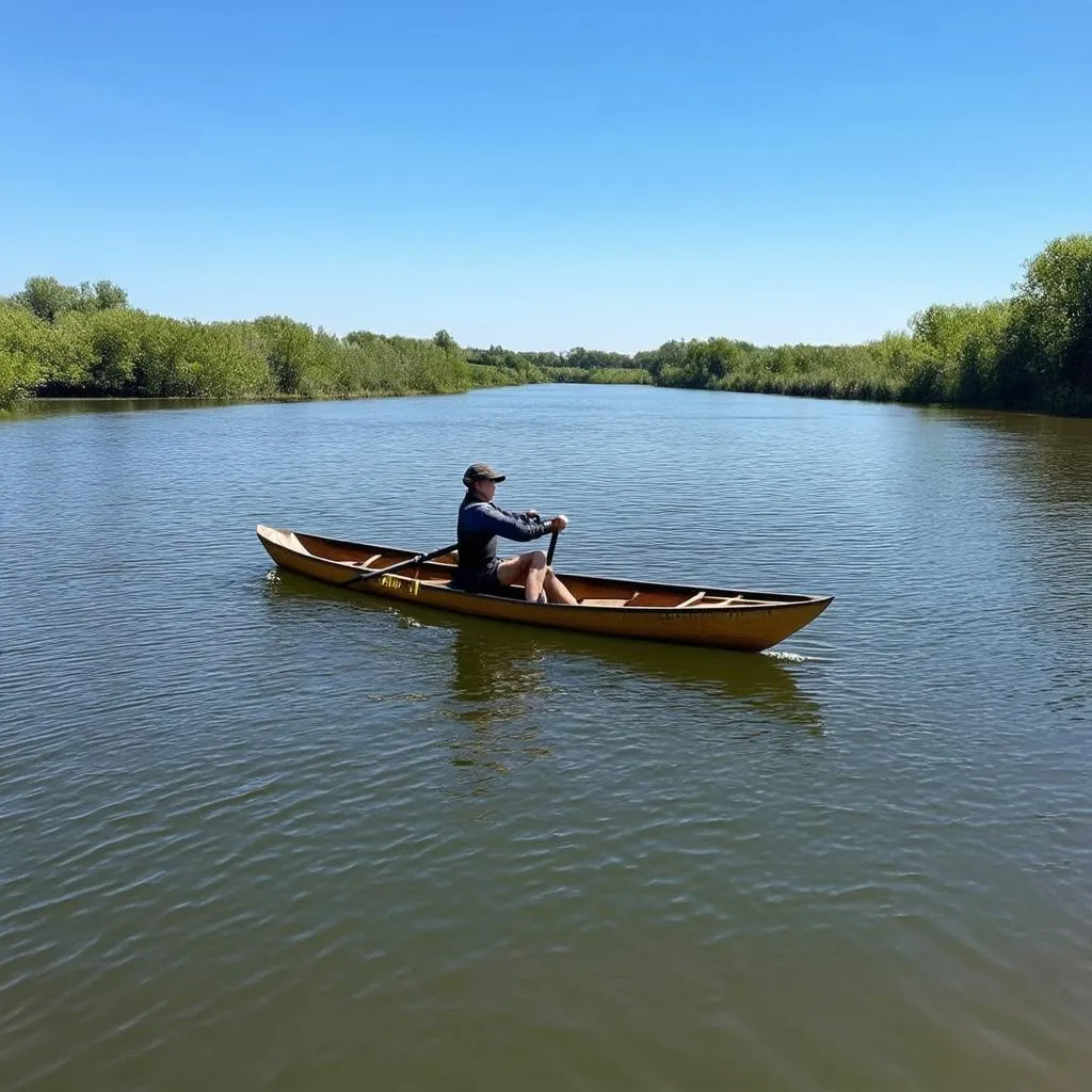 Rowing trên sông