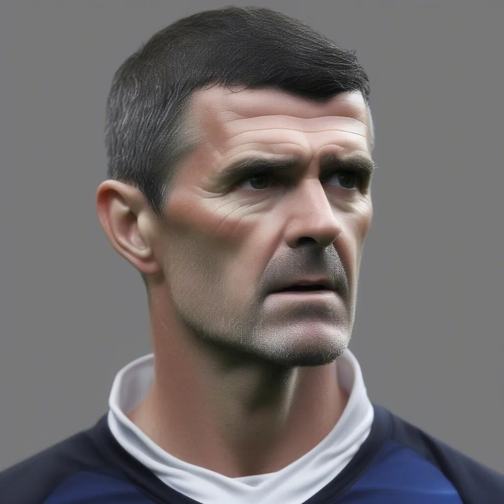 Roy Keane, Huyền thoại Manchester United, Tiền vệ trung tâm, Lối chơi quyết liệt, Tinh thần chiến đấu mãnh liệt